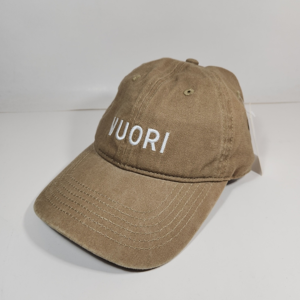 Vuori V8027 Camel Tan Ball Cap Hat Adjustable